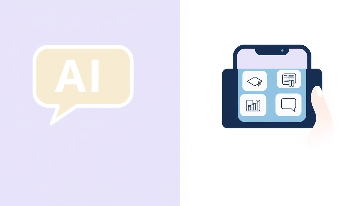 Comparación directa entre ChatGPT para escritura y Photomath para matemáticas mostrando sus distintas especialidades académicas Comparación visual ChatGPT vs Photomath para diferentes tipos de tareas estudiantiles