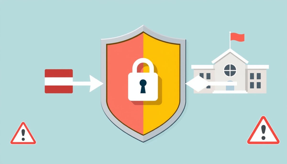 Consideraciones de privacidad y cumplimiento GDPR para herramientas educativas de IA en centros escolares Protección de datos GDPR en escuelas con escudo de seguridad y flujo de información