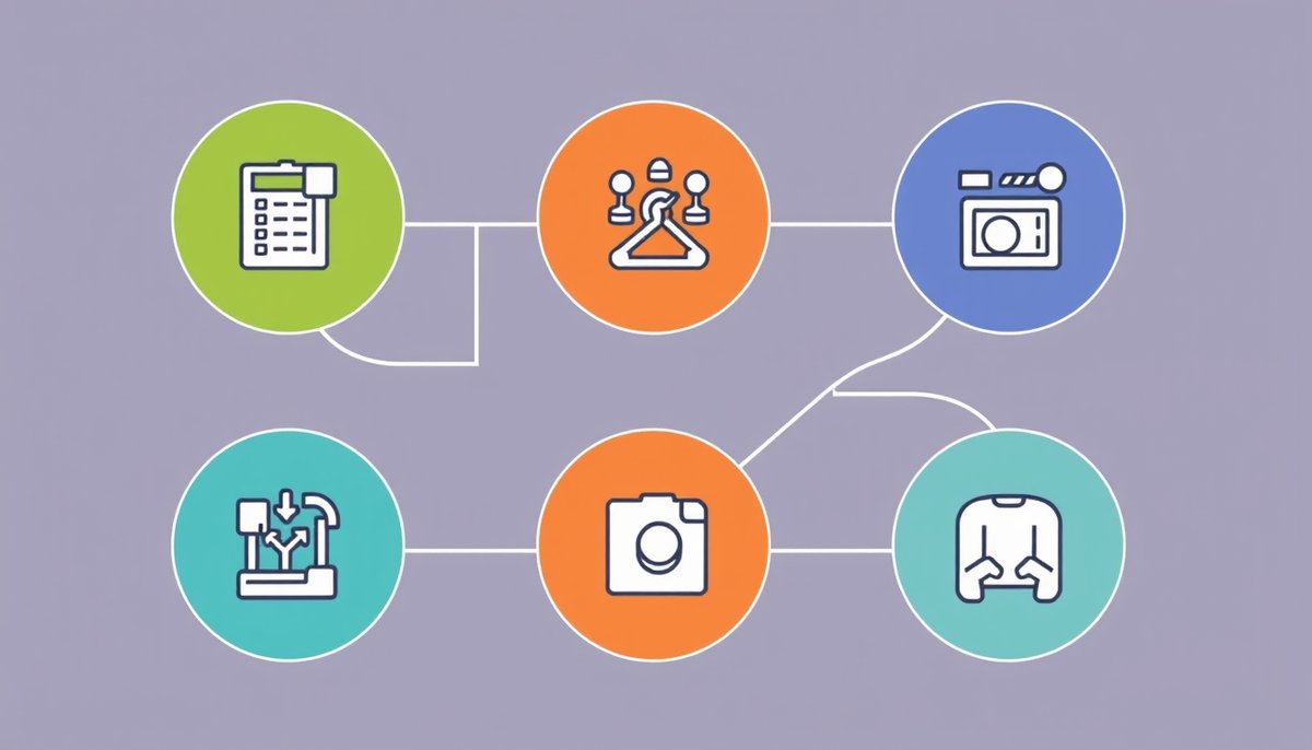 Infografía paso a paso para implementar IA en procurement: análisis, planificación, proyecto piloto, despliegue y optimización Estrategia de implementación de IA en 6 pasos: análisis, planificación, piloto y optimización