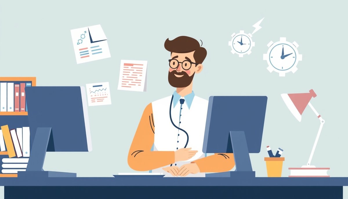 Automatización en educación: IA generando planes de lecciones y materiales educativos para ahorrar tiempo a profesores Flujo de trabajo automatizado para preparación de clases con IA y herramientas digitales