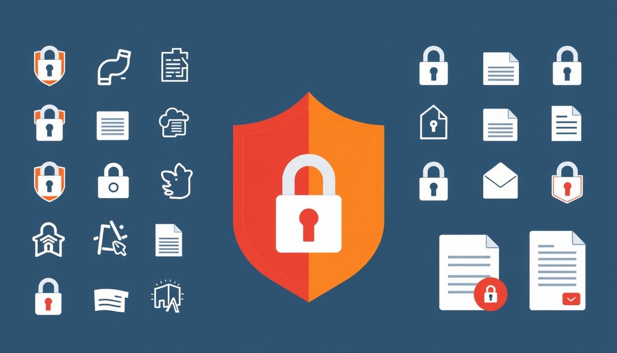 Ilustración sobre seguridad de datos estudiantiles y cumplimiento GDPR en plataformas educativas con inteligencia artificial Protección de datos GDPR en centros educativos con tecnología IA