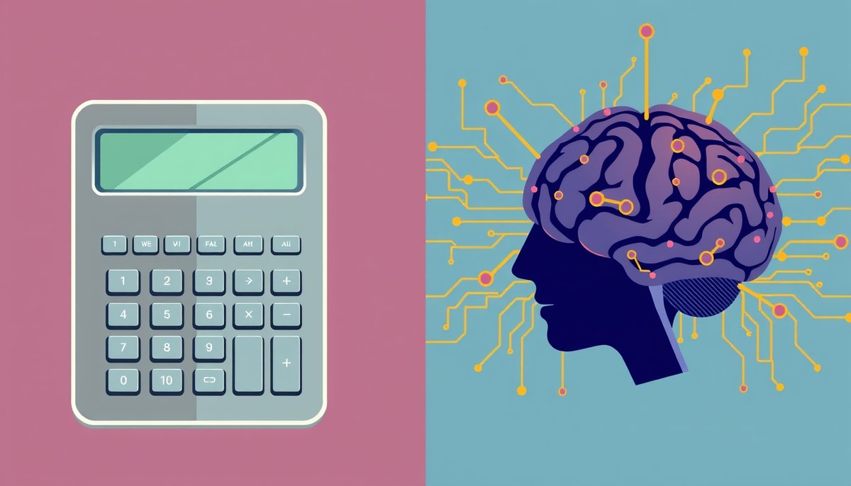 Transformation der statistischen Analyse durch Künstliche Intelligenz - Vom Taschenrechner zur KI-gestützten Datenauswertung KI transformiert traditionelle Statistik: Vergleich alter und moderner Analysemethoden