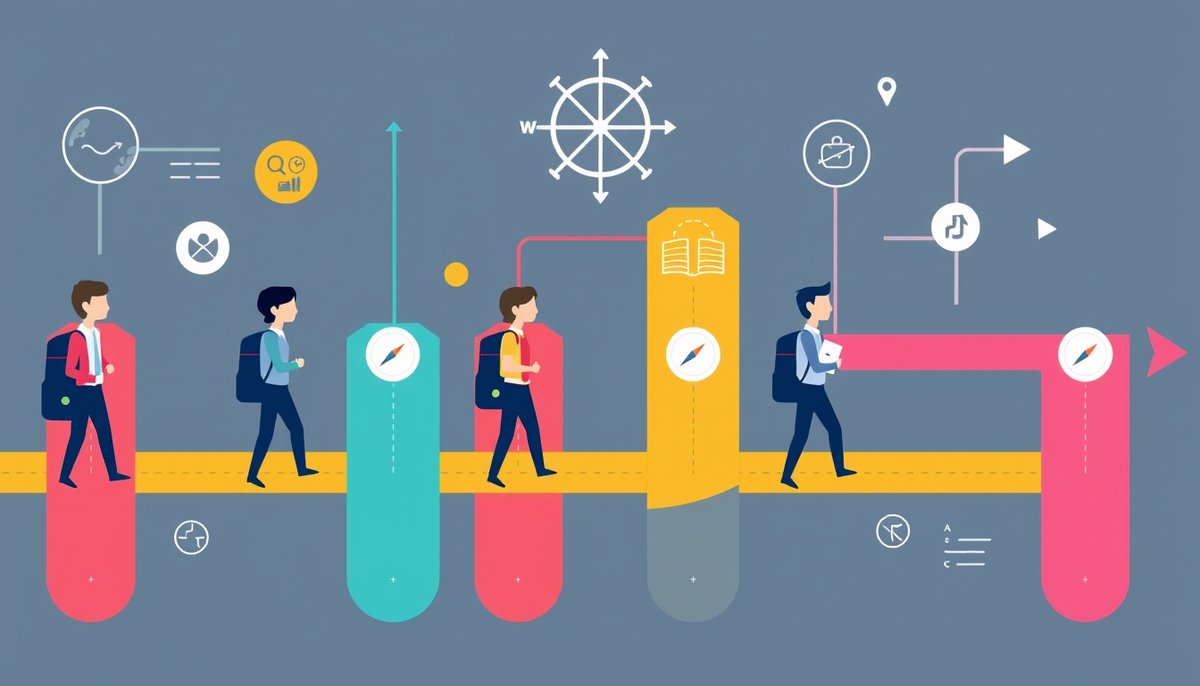 Personalización del aprendizaje con IA: caminos educativos adaptativos que se ajustan a las necesidades individuales de cada alumno Rutas de aprendizaje personalizado con IA adaptándose a diferentes estudiantes