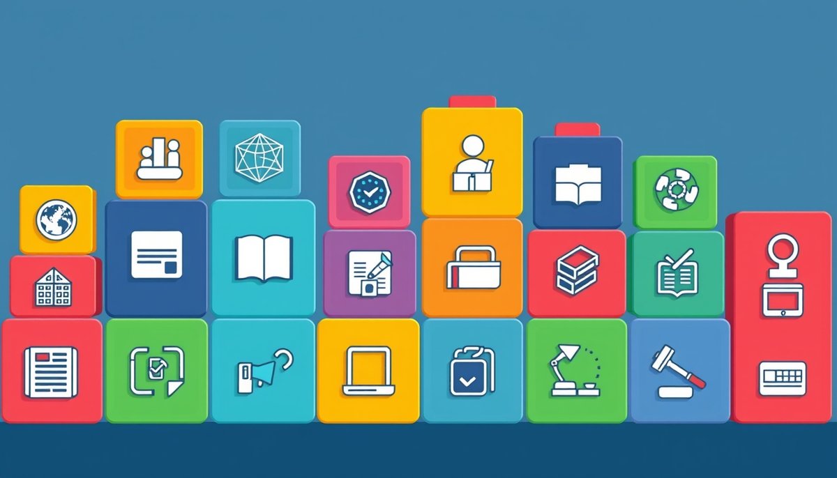 Comparativa visual de las principales plataformas de aprendizaje alemanas con IA: Sofatutor, Anton y Bettermarks con sus características distintivas Comparación plataformas alemanas Sofatutor, Anton y Bettermarks como bloques coloridos educativos